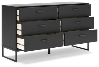 Socalle Twin Panel Platform Bed and Dresser