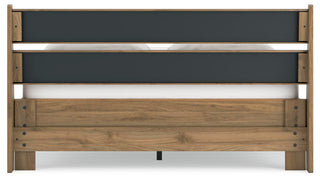 Deanlow Queen Platform Panel Bed