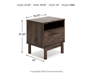 Calverson One Drawer Night Stand