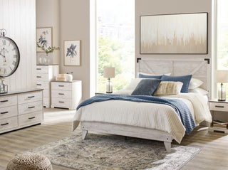 Shawburn Crossbuck Panel Platform Bed - Queen