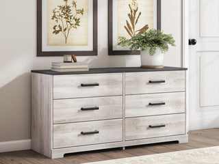 Shawburn Dresser and 2 Nightstands