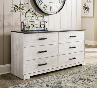 Shawburn Dresser and 2 Nightstands