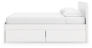 Onita King Panel Platform Bed with 2 Side Storage