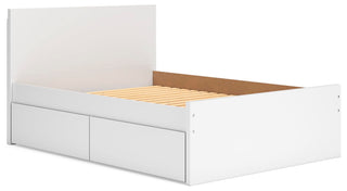 Onita Queen Panel Platform Bed with 1 Side Storage