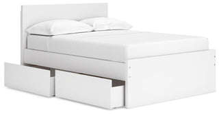 Onita Panel Platform Bed with 1 Side Storage - Full
