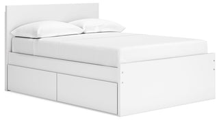 Onita Panel Platform Bed with 1 Side Storage - Full