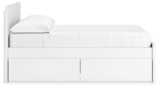 Onita Panel Platform Bed with 1 Side Storage - Full