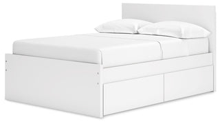 Onita Panel Platform Bed with 2 Side Storage - Full
