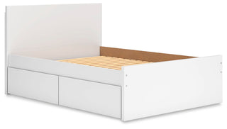 Onita Panel Platform Bed with 2 Side Storage - Full
