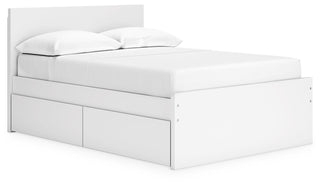 Onita Panel Platform Bed with 2 Side Storage - Full
