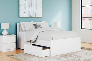 Onita Panel Platform Bed with 2 Side Storage - Full