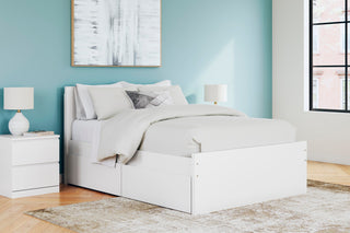Onita Panel Platform Bed with 2 Side Storage - Full