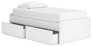 Onita Platform Bed with 1 Side Storage - Twin
