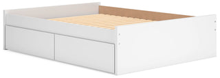 Onita Platform Bed with 2 Side Storage - Queen