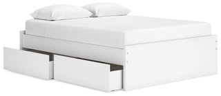 Onita Platform Bed with 2 Side Storage - Queen