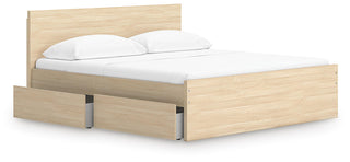 Onita Panel Platform Bed with 2 Side Storage