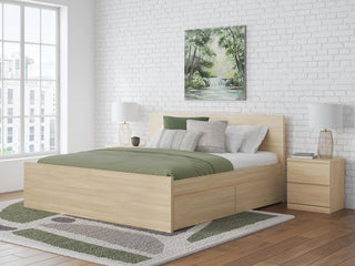 Onita Panel Platform Bed with 2 Side Storage