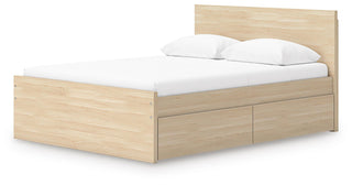 Onita Panel Platform Bed with 2 Side Storage