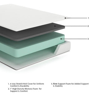 Chime 8 Inch Memory Foam Queen Mattress