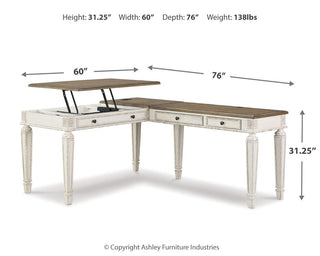 Realyn 2-Piece Home Office Desk