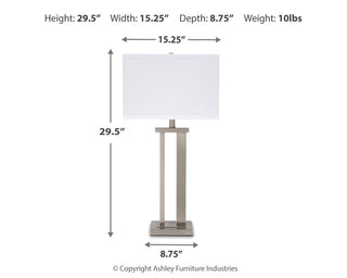 Aniela Metal Table Lamp (2/CN)
