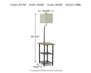 Shianne Metal Tray Lamp (1/CN)