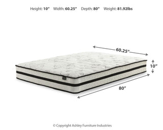 Chime 10 Inch Hybrid Mattress - Queen