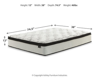 Chime 12 Inch Hybrid Twin Mattress