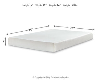 Chime 8 Inch Memory Foam Queen Mattress