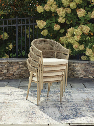 Orchard Beach Arm Chair With Cushion (4/CN) Nuvella®