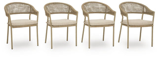 Orchard Beach Arm Chair With Cushion (4/CN) Nuvella®
