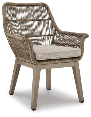 Beach Front Arm Chair With Cushion (2/CN) Nuvella®