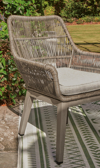 Beach Front Arm Chair With Cushion (2/CN) Nuvella®