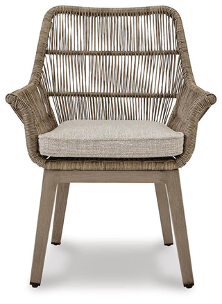 Beach Front Arm Chair With Cushion (2/CN) Nuvella®