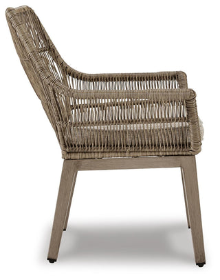 Beach Front Arm Chair With Cushion (2/CN) Nuvella®