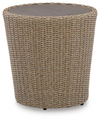 Danson 2 Swivel Lounge Chairs and End Table