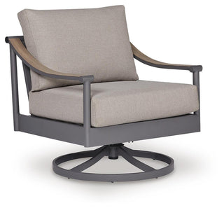 Ocean Beach Swivel Lounge w/ Cushion Nuvella®