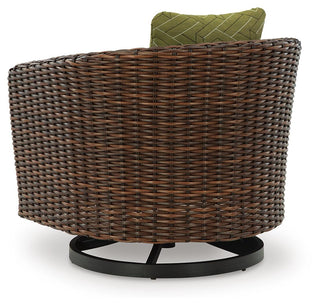 Horizon Hall Swivel Lounge w/ Cushion Nuvella®
