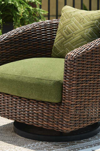 Horizon Hall Swivel Lounge w/ Cushion Nuvella®