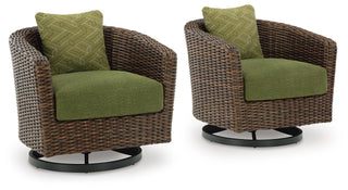 Horizon Hall Swivel Lounge w/ Cushion Nuvella®