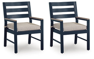 East Beach Arm Chair With Cushion (2/CN) Nuvella®
