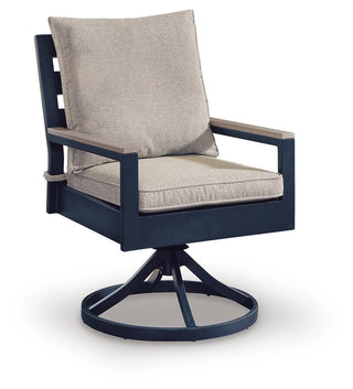 East Beach Swivel Chair w/Cushion (2/CN) Nuvella®