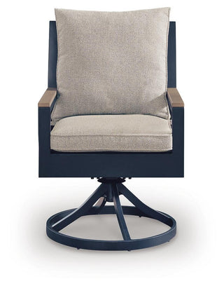 East Beach Swivel Chair w/Cushion (2/CN) Nuvella®