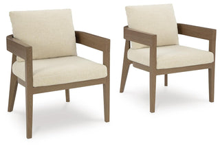 Serene Bay Arm Chair With Cushion (2/CN) Nuvella®