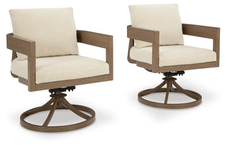 Serene Bay Swivel Chair w/Cushion (2/CN) Nuvella®