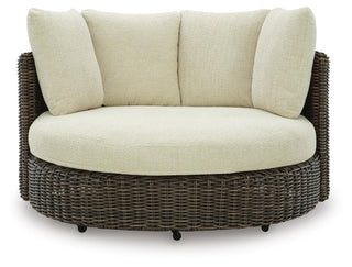 Kimora Swivel Lounge Chair w/Cushion Nuvella®