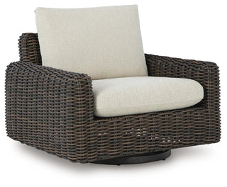 Kimora Swivel Glider Lounge w/Cushion Nuvella®