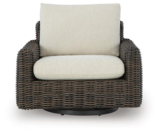 Kimora Swivel Glider Lounge w/Cushion Nuvella®