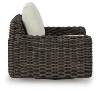 Kimora Swivel Glider Lounge w/Cushion Nuvella®