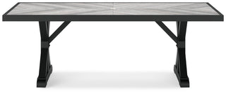 Beachcroft RECT Dining Table w/UMB OPT